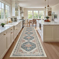Madane Hallway Runner Rug 2'6''x12' Kitchen Runner, Non Slip Vintage Runners by Madane