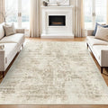 6x9 Abstract Area Rugs for Living Room 6 x 9 Washable Non Slip Low Pile Gray by Soalmost