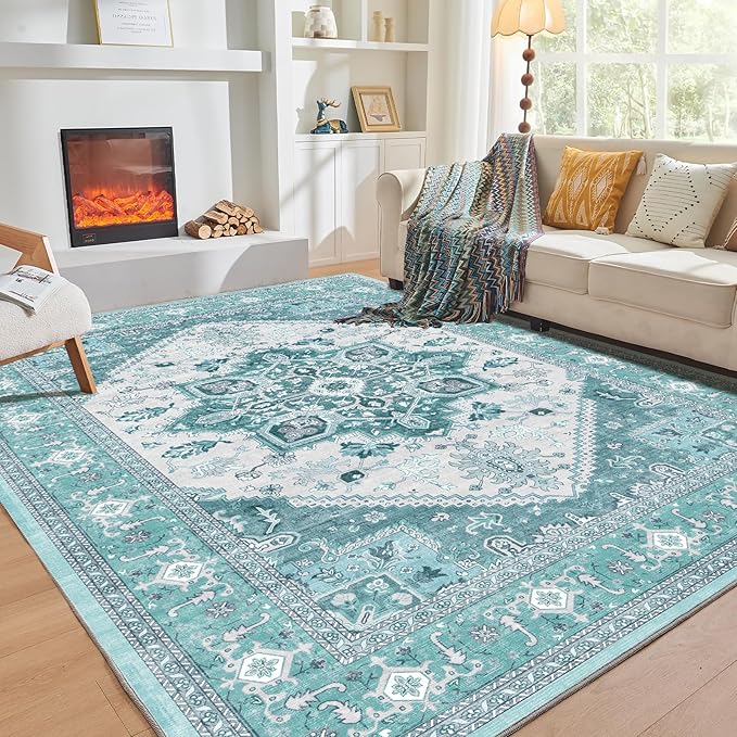 OPPODREAM Soft Area Rugs 4x6, Low-Pile Washable Rugs 4x6 by OPPODREAM