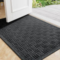 Mibao Front Door Mat Indoor Outdoor Entrance, Dirt Trapping Waterproof by Mibao