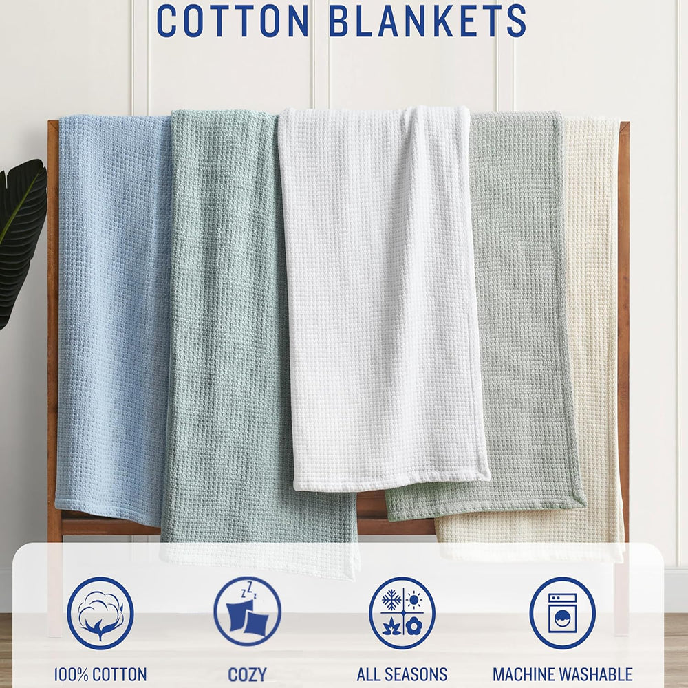 Tommy Bahama - Soft Queen Size Blanket for Bed & Couch, Cozy Bedding