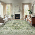 AMADA HOMEFURNISHING 8x10 Area Rug, Washable Low-Profile Large Area Rug by AMADAHOMEFURNISHING