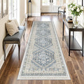 Runner Rug 2x8 Runners for Hallways Non Slip Washable, Vintage Hallway Runner by Restydon