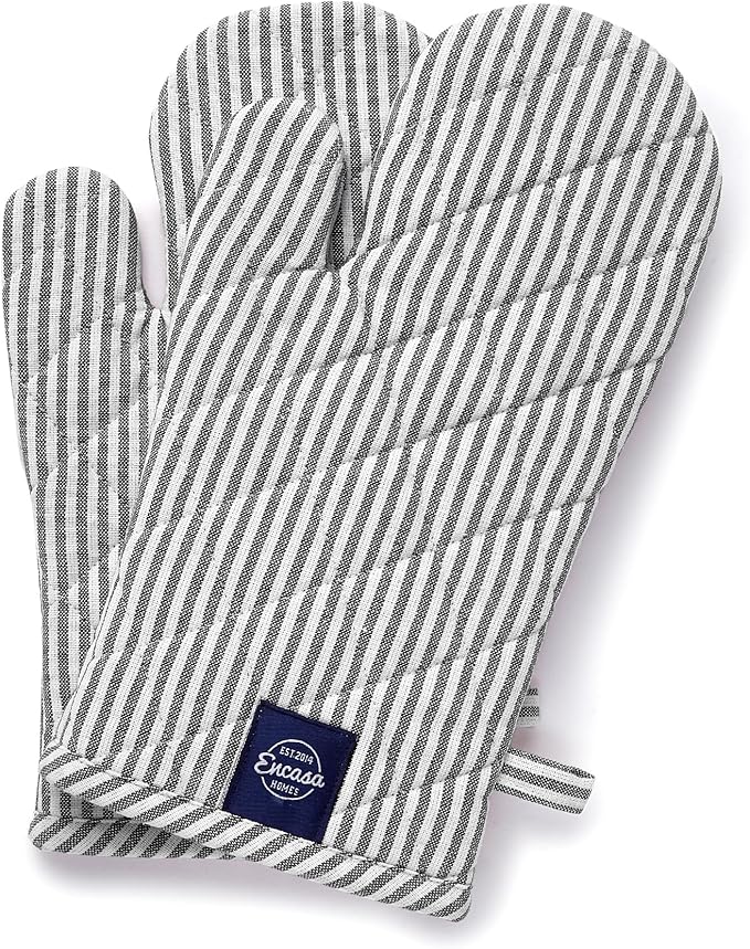 Encasa XO Long 12"x7" Oven Microwave Hand Gloves Mitts - Image 2