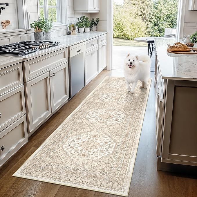 Runner Rug 2x6, Ultra-Thin Entryway Rug Non Slip Washable Rugs - Image 9