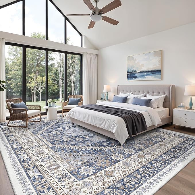 zesthome 12x15 Area Rugs, Large Washable Rug, Ultra-Thin Stain Resistant Rugs - Image 4