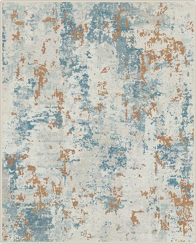 Area Rugs 8x10 for Living Room Bedroom, Modern Abstract Machine Washable Rug - Image 5