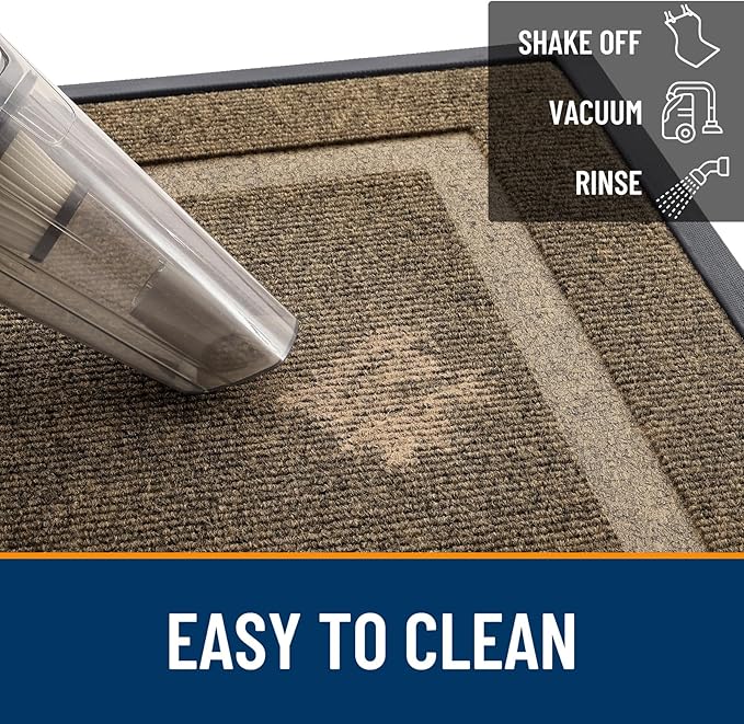OLANLY Front Door Mat Indoor Outdoor Entrance, Waterproof All-Season, - Image 6
