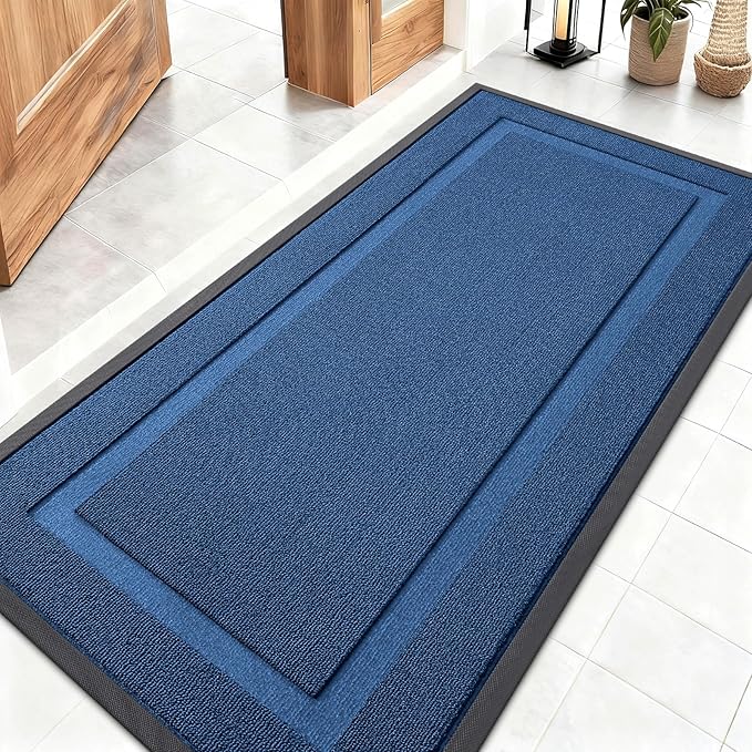 OLANLY Front Door Mat Indoor Outdoor Entrance, Waterproof All-Season, by OLANLY