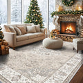 10x14 Washable Vintage Area Rug by HYHAOYUNLAI