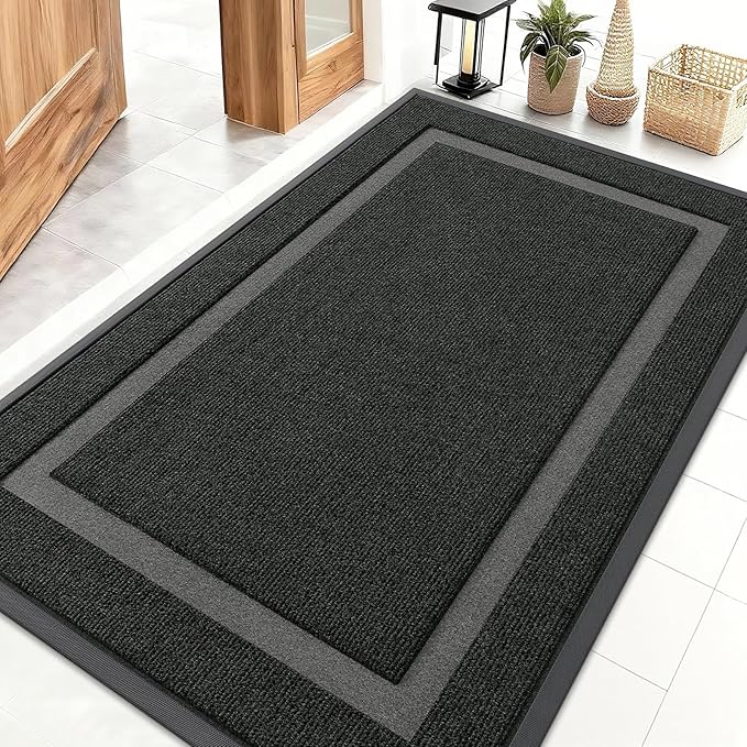 OLANLY Front Door Mat Indoor Outdoor Entrance, Waterproof All-Season, by OLANLY