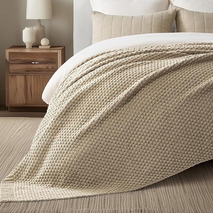 EVERGRACEHOME Chunky Chenille Knit Throw Blanket - Image 4