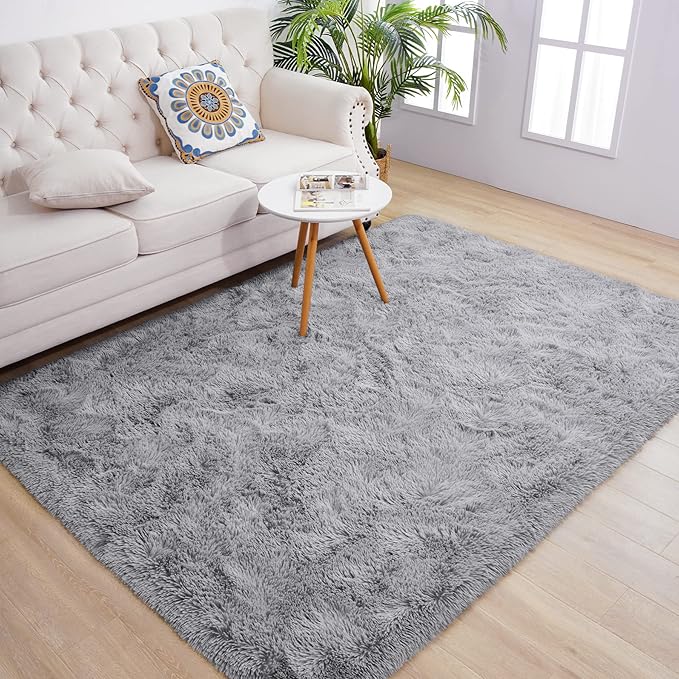 Chicrug Soft Area Rugs for Bedroom Living Room Plush Fluffy Rug 5x8 Feet - Image 8