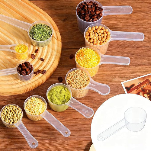 2-Pack Transparent 5 Gram 10 ML Teaspoons Measuring Spoons Scoop - Image 2