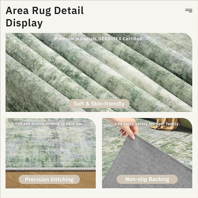 Soalmost Washable Runner Rug - Image 6