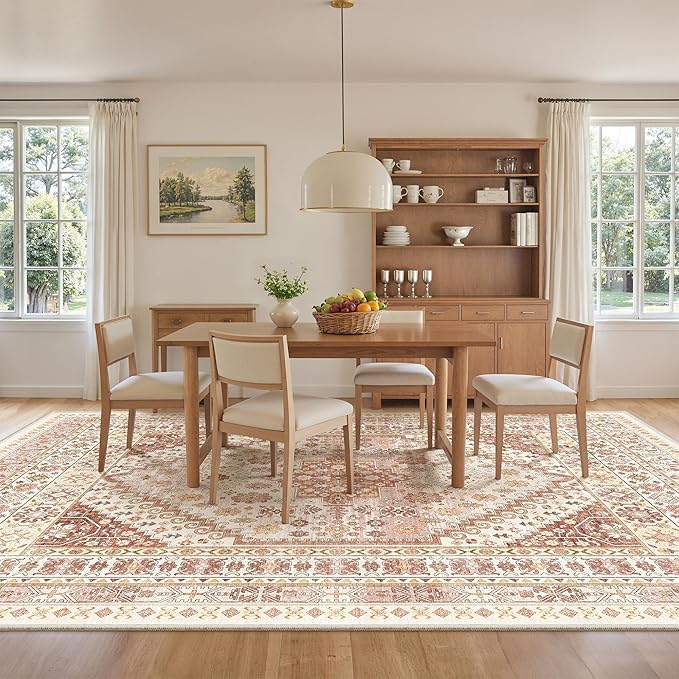 zesthome 8x10 Area Rugs for Living Room, Non-Slip Backing Washable Rugs - Image 8