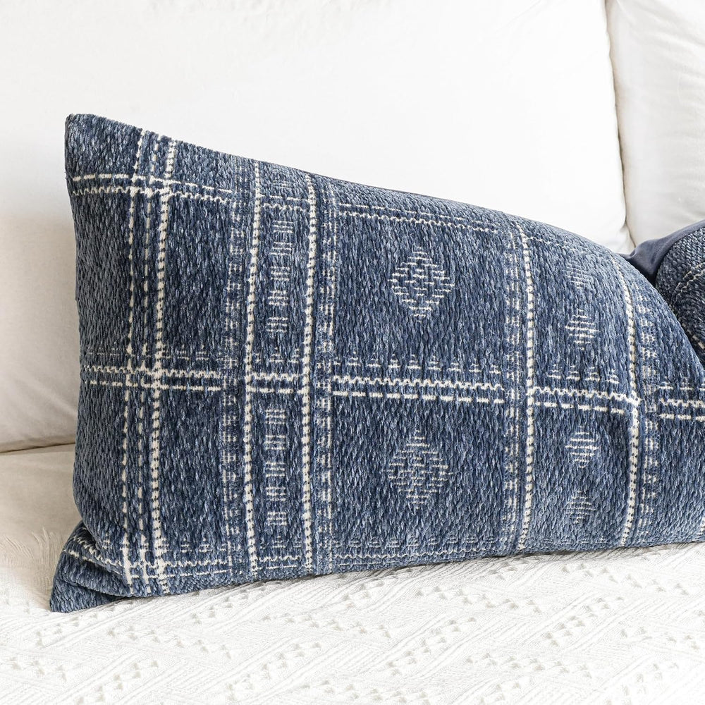 BlissBlush Decorative Lumbar Pillow Cover 14x36, Long Decorative Throw Pillow...