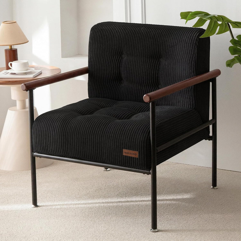 MAXYOYO Accent Chair, Modern Living Room Chair with Metal Frame