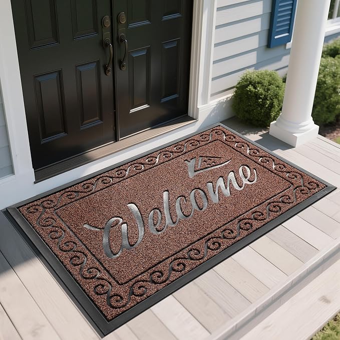 Yimobra Welcome Mat, Heavy Duty Sturdy Door Mats by Yimobra