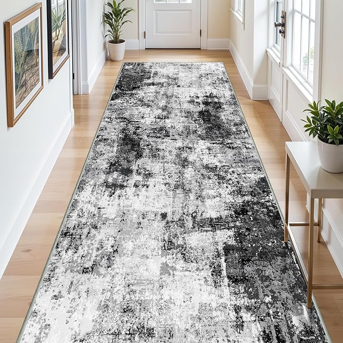 4x10 Wide Washable Runner Rug: Easy-to-Clean Runners by WIEVEDENS