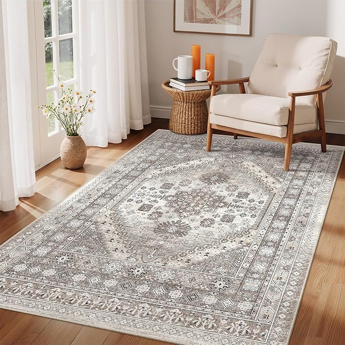 zesthome 3x5 Area Rug Ultra Soft Washable Rug, Non Slip Area Rug Indoor Entrance - Image 4