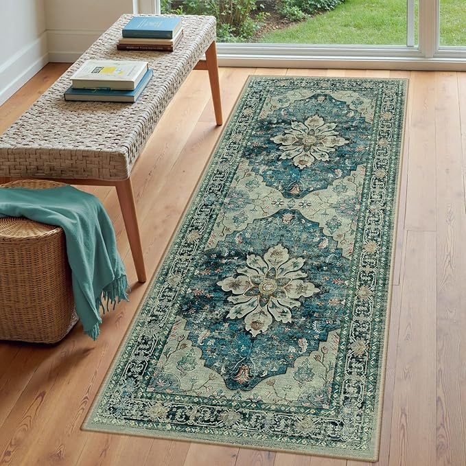 Area Rugs 3'x6' Runner Rug Non Slip Washable - Image 3