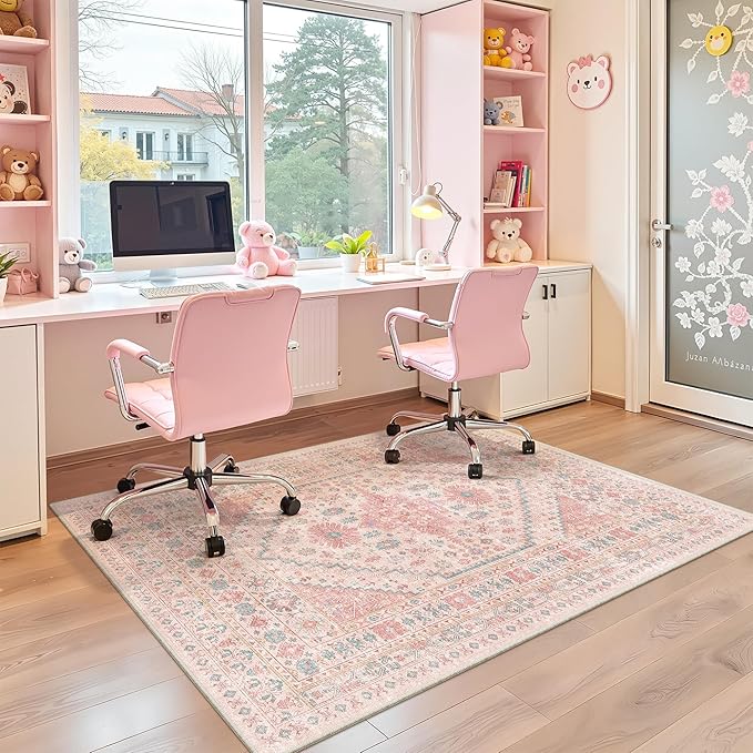 zesthome Pink Rug - Image 8