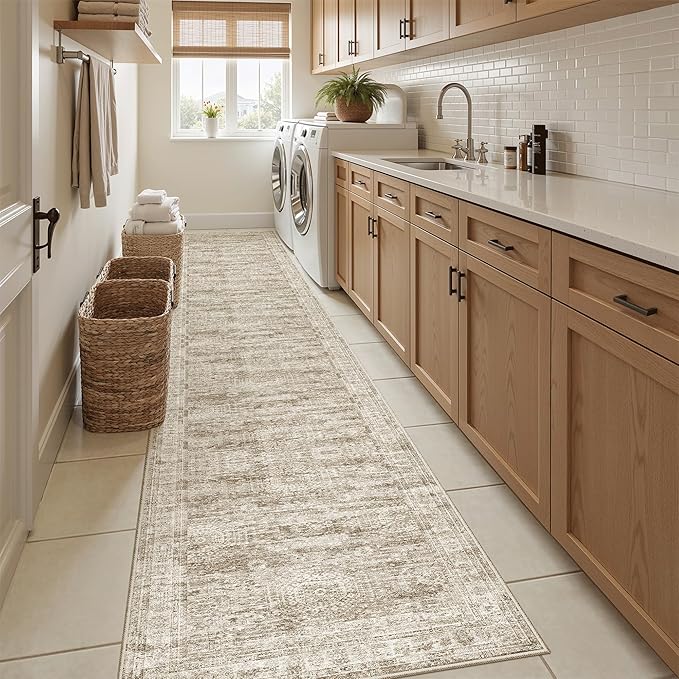 Runner Rug 2'x10' Washable Non-Slip Runner Rugs - Image 4
