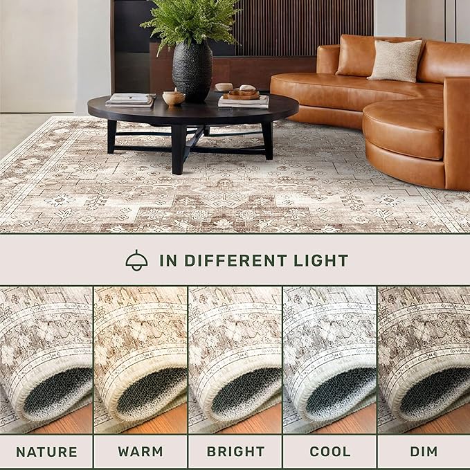 Hazo Haus Boho Long Bathroom Runner Rug 24 x 72 Washable Non Slip - Image 8