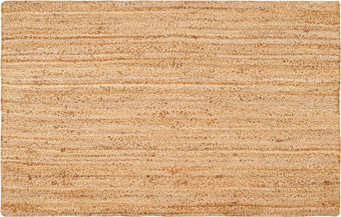 Hausattire Hand Woven Jute Braided Rug, Reversible Boho Entry Area Rugs - Image 4