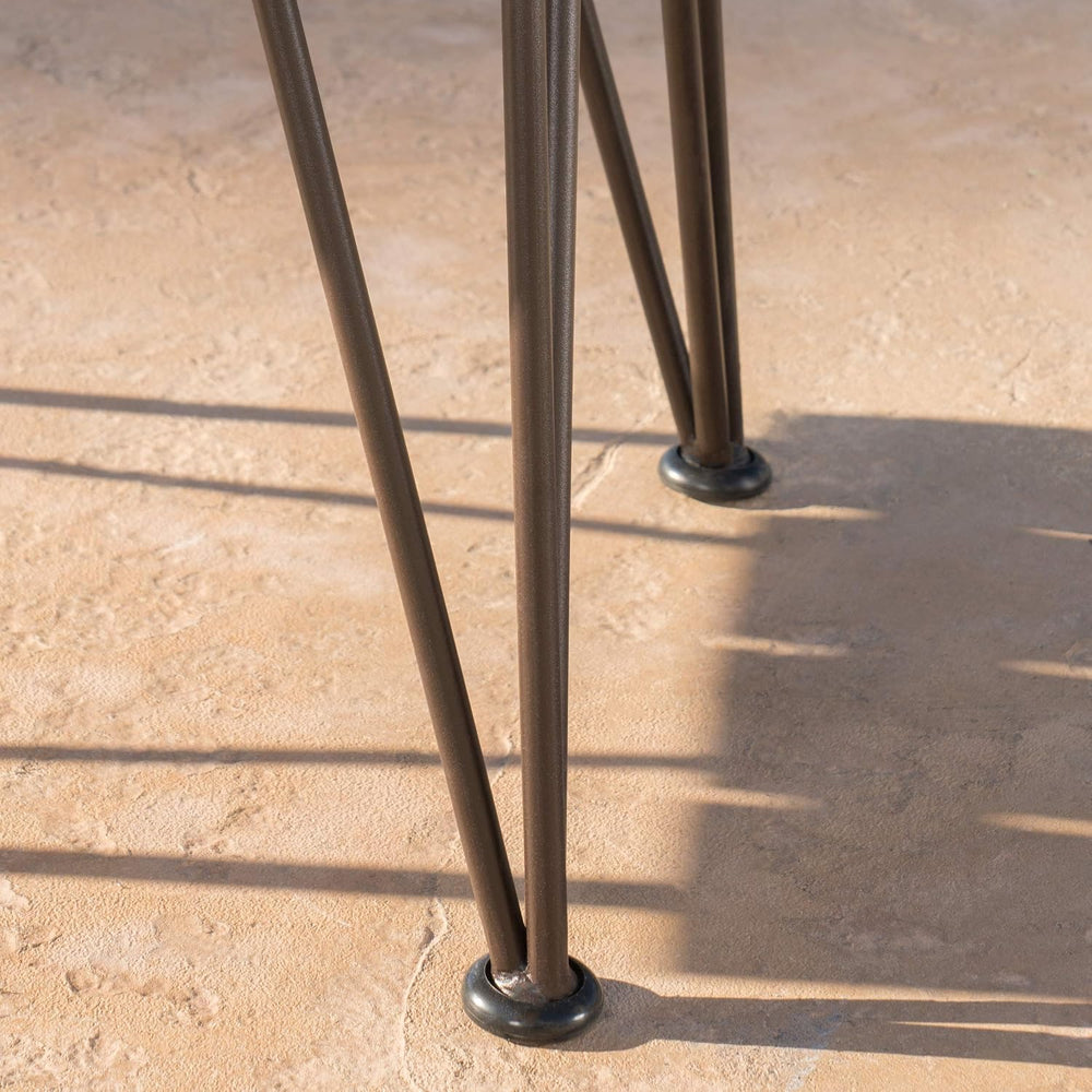 Christopher Knight Home Zion Outdoor Industrial Iron and Teak Finished Acacia...
