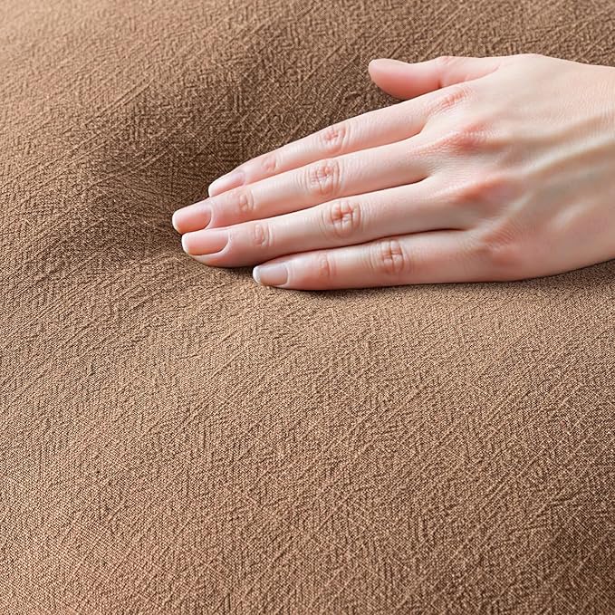 MIULEE Decorative Throw Pillow Covers Neutral Linen Fringe Throw Pillows Euro - Image 2