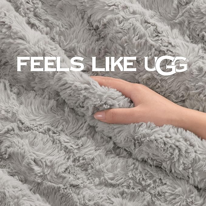 UGG Adalee Faux Fur Twin Blanket, Fluffy Blanket - Image 5
