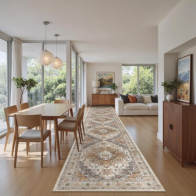 Madane Hallway Runner Rug 2'6''x16' Kitchen Runner by Madane