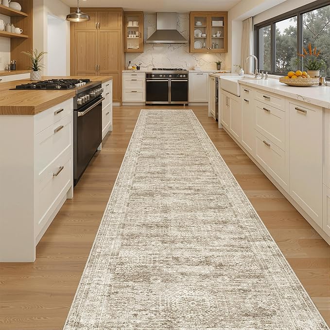 Runner Rug 2'6" x 14' Washable Non-Slip Runner Rugs - Image 3