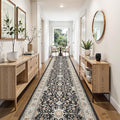 3x12 Long Hallway Runner Rug: Washable Non-Slip Rugs by TOPRUUG