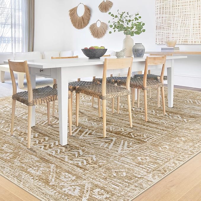 Washable Area Rug 5x7: Moroccan Rug - Image 3