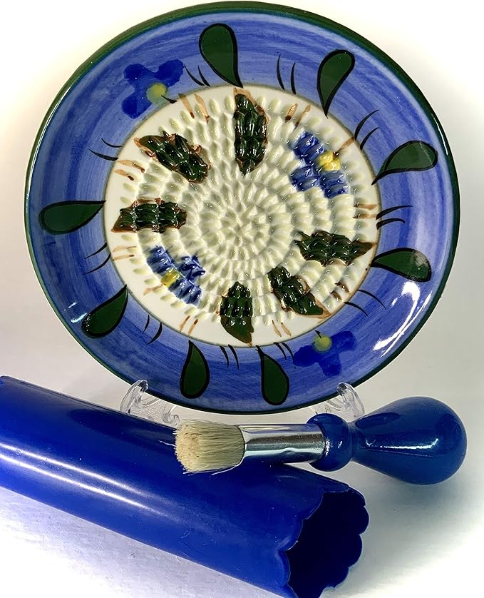 BonCera, All-in-one Premium Ceramic Garlic Grater Plate 4-Piece Set by BonCera