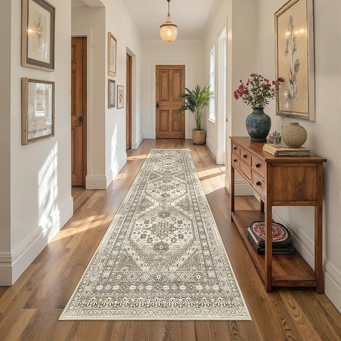 Runner Rug 2x10, Ultra-Thin Kitchen Rugs Non Slip Washable Rugs - Image 5