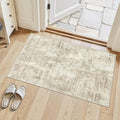 2x3 Washable Rugs for Kitchen, Powder Room Small Area Rug Non-Slip Vintage Low by Soalmost