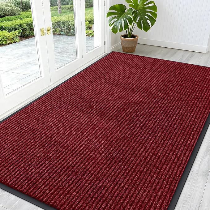 OLANLY Front Door Mat Indoor Outdoor Entrance, Waterproof Heavy Duty Doormat by OLANLY