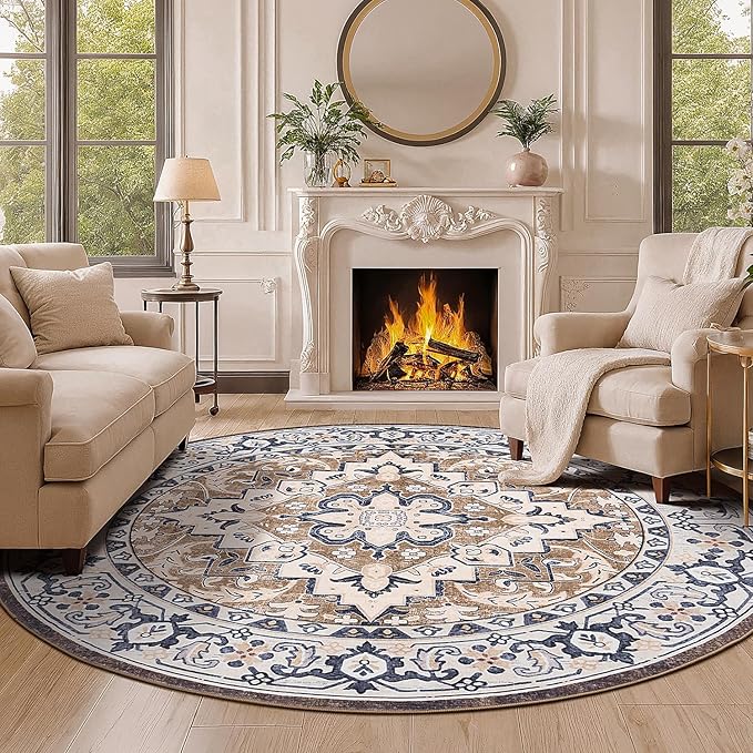 Lofus 8ft Area Rugs for Living Room, Washable Area Rug, Rugs for Bedroom - Image 4