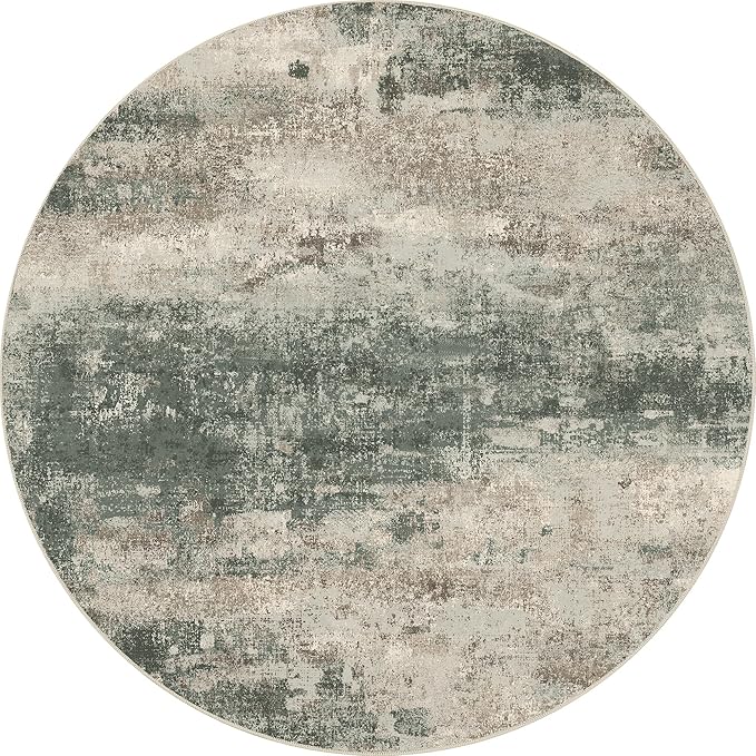 BEIMO Round Rugs 6FT for Living Room Bedroom, Modern Abstract Machine Washable - Image 4