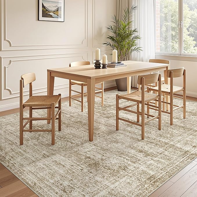 5x7 Area Rugs, Ultra-Thin Washable Rugs - Image 5