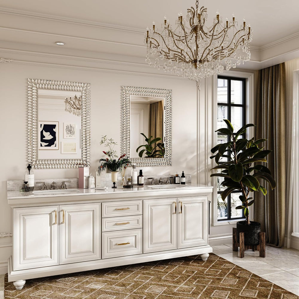 Kelly Miller 28"x40" Jeweled Luxury Rectangle Decorative Wall Mirror