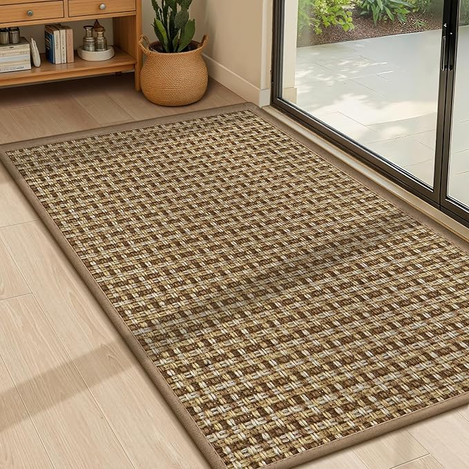 LEKEEPGO Door Mat Indoor Entrance 24"x36", Absorbent Indoor Door Mat, Non Slip by LEKEEPGO
