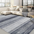 Nakagishi Area Rugs 9x12 Living Room Rug: Washable Boho Large Neutral Modern by NakagishiAreaRug