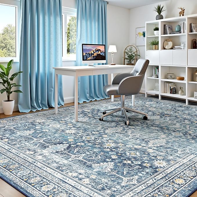 Lofus 9x12 Area Rug for Living Room, Soft Boho Carpets for Bedroom Dining Room - Image 6