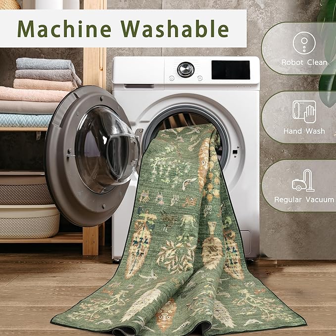 Washable Rugs 8x10 Area Rugs for Living Room, Dining Room- Large Ultra Soft - Image 4