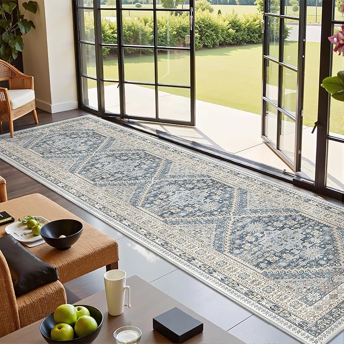 Runner Rug 2x10, Ultra-Thin Kitchen Rugs Non Slip Washable Rugs - Image 4